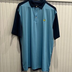 Masters Blue and Navy Polo Shirt